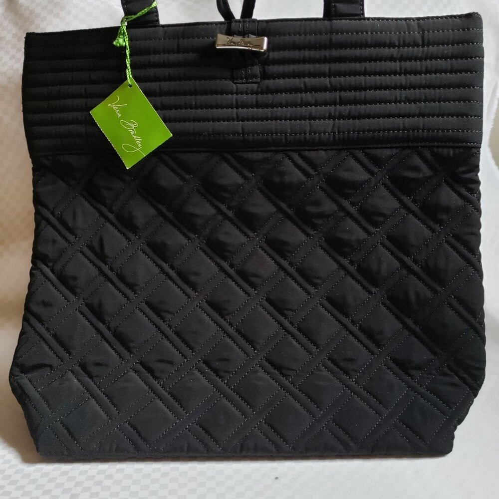 Vera Bradley Classic Black Tote - Picture 5 of 14